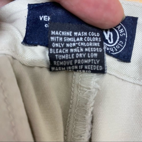 Venezia Khaki Embellished Hem Cropped Pants - Picture 5 of 5